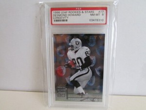 1998 Leaf Rookies & Stars Longevity Desmond Howard #77 10/50 PSA 8