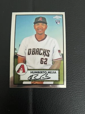 2021 Topps Chrome Platinum Anniversary Humberto Mejia RC #136 Diamondbacks - Image 1 of 2