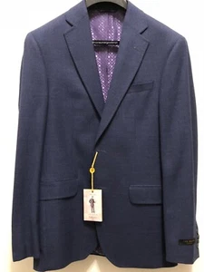 TED BAKER LONDON Endurance Jarrow SPJ 38R Navy Birdeye Sportcoat Slim Fit Jacke - Bild 1 von 10