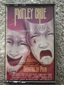 Motley Crue - Theatre of Pain Cassette Tape 1985 Elektra/Asylum Records - Picture 1 of 2