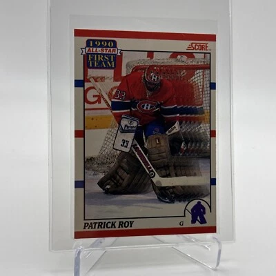 1990-91 Score Canadian Patrick Roy Hockey Card #312 Mint FREE SHIPPING - Image 1 of 3