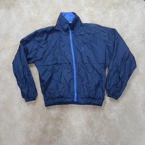 Vintage Turnburry Classics Windbreaker Mens large Blue Zip Jacket - Picture 1 of 7