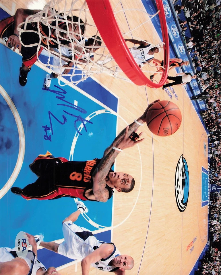 Foto firmada por Monta Ellis 8x10 PSA/DNA Warriors autografiada Foto 1 de 1