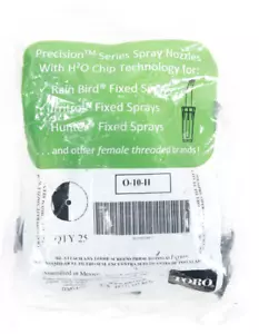 25 Ugello testa irrigatore filettato femmina spruzzatore semicerchio spruzzatore di precisione Toro O-10-H - Foto 1 di 2