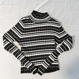 Pink Republic Pullover Damen XL grau weiß gestreift - Bild 1 von 7