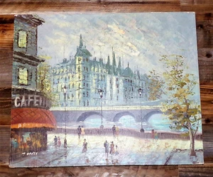 Randall Davey Oil On Canvas Painting La Conciergerie Paris France 20x 24 Signed - Picture 1 of 6