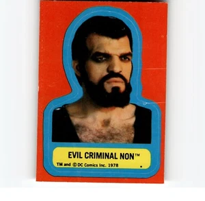 4-04-14 PWE.1978 dc comics superman movie sticker with imperfections evil non (C - Picture 1 of 2