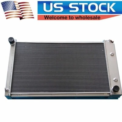 RADIADOR ALUMINIO 3 FILAS 573 AJUSTE 1970-1981 PONTIAC Firebird 27" ancho X 17" alto Foto 1 de 4