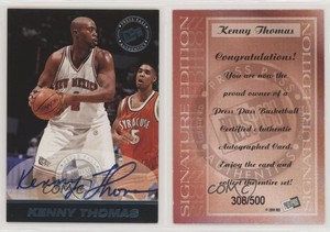 1999 Press Pass SE Auto Blue /500 Kenny Thomas Rookie Auto RC