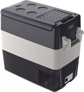 Refrigerator 53QT Electric Cooler Portable Freezer 12V/24V DC 110-240V AC Fridge - Picture 1 of 9