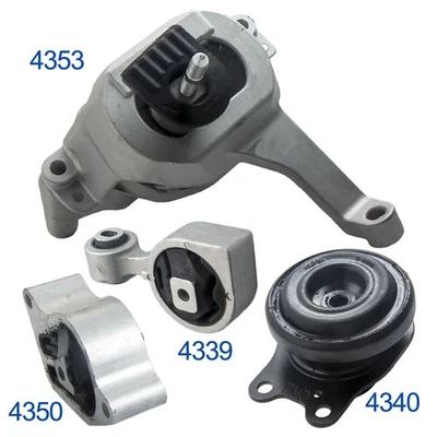 4x Motor & Trans Mount Kit for Nissan Altima 2.5L 2007 2008 2009 2010-2016 CVT - Image 1 of 4