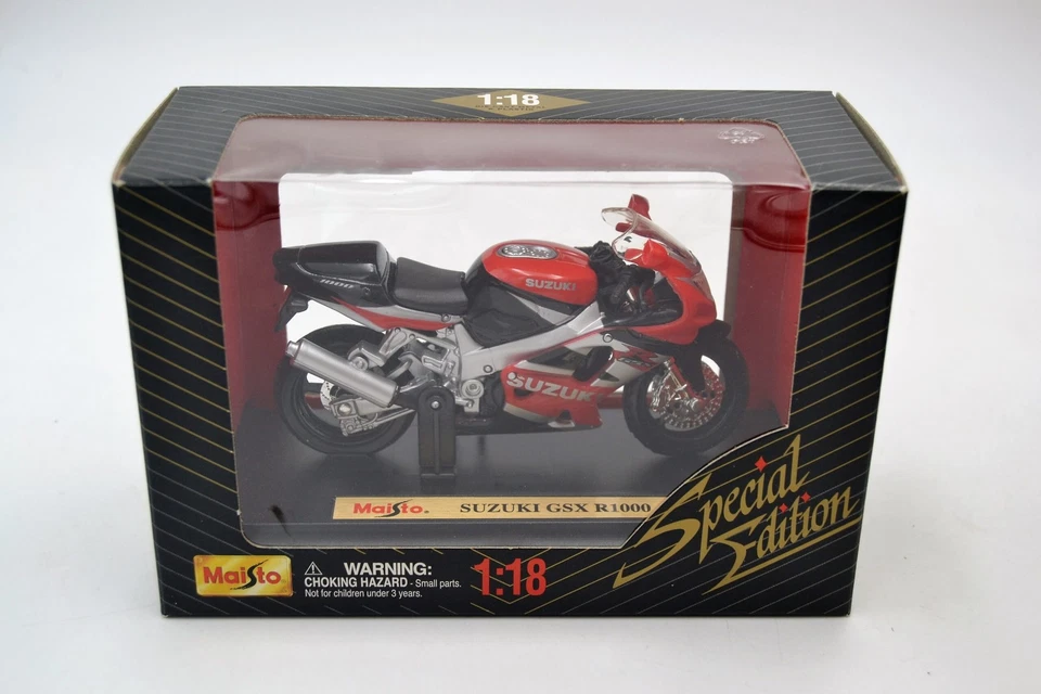 DIE CAST 1/18 " SUZUKI GSX R1000 " MAISTO - Immagine 1 di 1