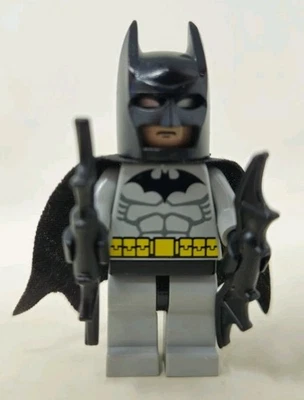 LEGO Batman Light Gray Suit Classic Minifigure Figure Minifig 7779 7780 7782  - Image 1 of 4
