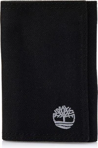 Timberland Men's Trifold Nylon Wallet, Black, One Size Size, Black  - Picture 1 of 7