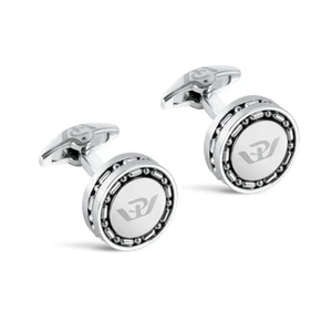 Gemelli Philip Watch J in acciaio silver con logo (S82AHH07) - Imagen 1 de 2