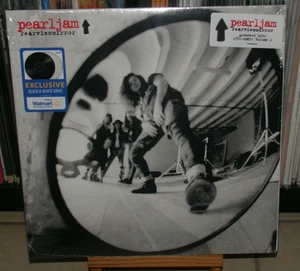 PEARL JAM REARVIEW MIRROR BLACK & WHITE LP GREATEST HITS 91-03 JEREMY ALIVE GO - Picture 1 of 11