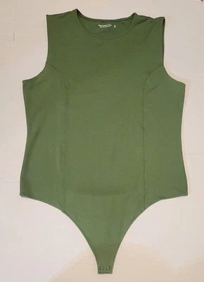 Abercombie &Fitch Soft A&F Collection Sleeveless Green Body Suit Sz XXL - Image 1 of 4