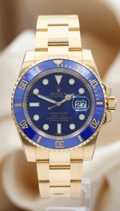 Rolex Submariner Date 18K Gelbgold Automatik 116618LB  Papers + Box - Bild 1 von 10