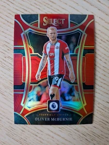 OLIVER McBURNIE 2023/24 Panini Select Premier League Soccer Red Prizm#184 - Picture 1 of 1