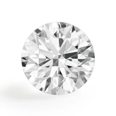 Lightbox 1 Carat G-H Color Round Brilliant Lab Grown Loose Diamond - Image 1 of 4