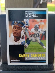 1991 Pinnacle #250 Barry Sanders Detroit Lions Clean & Sharp! MINT - Picture 1 of 2