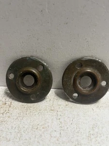 - Vintage Brass Escutcheon Door Hardware Plates Salvage - Picture 1 of 4