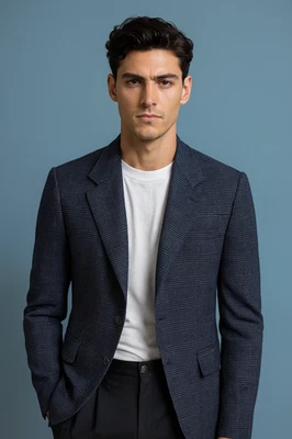 Blazer a cuadros Astor & Black Glen a medida personalizado para Tyler Udall dinero antiguo Foto 1 de 4