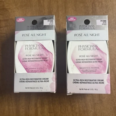 2 Physicians Formula Rose All Night Ultra Rich Restorative Cream New 1.6 oz - Image 1 of 2