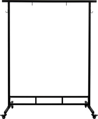 Sela SEGOST2 Boden Gong Ständer rechteckig 36" bis 44" Durchmesser Stahl Schwarz