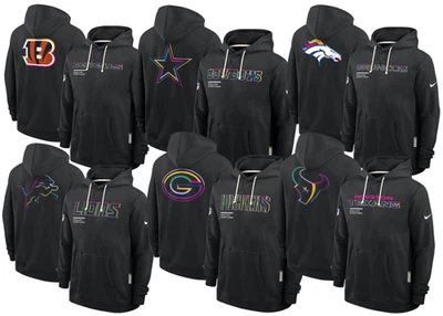 Men's Black 2025 Crucial Catch Sideline Standard Issue Dri-FIT Hoodie