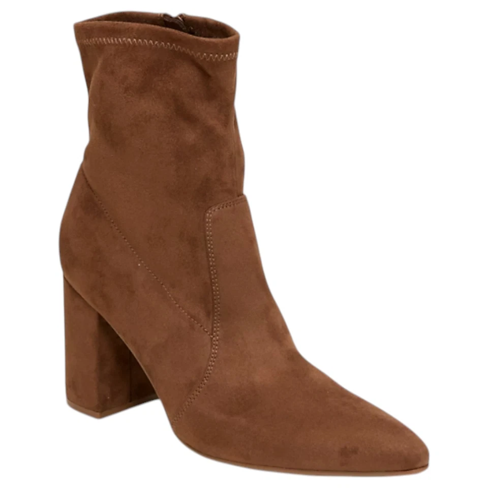 Old Navy Women's Faux-Suede Heeled Boots | #788052 | Side Zipper | Size 7 & 8 - Image 1 of 4