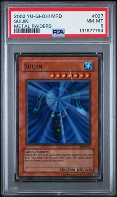 2002 Yu-Gi-Oh! Suijin Metal Raiders MRD Unlimited Super Rare PSA 8 - Image 1 of 2