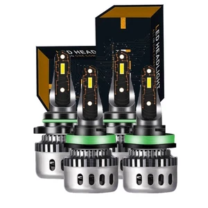 For Ford Edge Sport Utility 4-Door 2.0L 2.7L 2015-2021 LED Headlight Bulbs 4x - Picture 1 of 12
