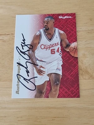 1996-97 Skybox Premium Autographics Black Ink Rodney Rogers Autograph $$$ - Image 1 of 2