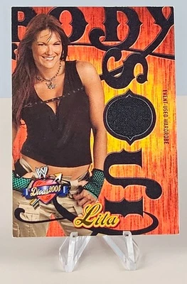 Lita 2005 Fleer WWE Divas Body & Soul Event-Used Wardrobe #BS-L HOF - Image 1 of 2