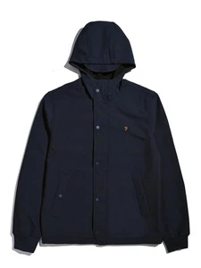 FARAH VINTAGE "BRYDON" SOFTSHELL JACKET TRUE NAVY, NEW! MOD-CASUAL-SKINHEAD - Imagen 1 de 1