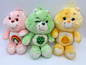 LOTE (3) De colección 1983 Kenner Care Bears 12" Sun Funshine Good Luck Trébol Arco Iris - Imagen 1 de 12
