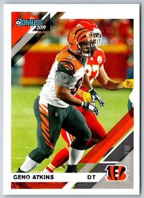 2019 Donruss Geno Atkins #61 Cincinnati Bengals Football Card - Image 1 of 2