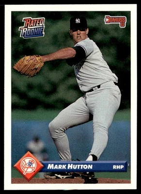 1993 Donruss Mark Hutton New York Yankees #671 - Image 1 of 2