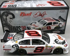 Dale Earnhardt Jr Budweiser Elvis auto pressofusa 1/24 30° 2007 Impala - Foto 1 di 5