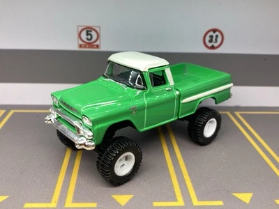 1959 GMC Pickup Truck Lifted 4x4 1/64 Diecast Customized M2 Machines Custom - Image 1 of 4