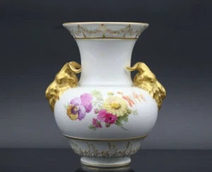 KPM Porzellan Vase mit Widderköpfe,1.Wahl.Um 1918 (0503-0821) - Bild 1 von 11