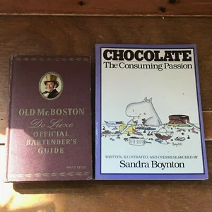 Mixed Lot of CHOCOLATE The Consuming Passion & Vintage Hardcover of OLD Mr. BOST - Imagen 1 de 8