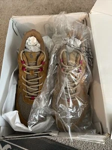Earth Origins Wildleder & Netz Wanderschuhe Tristan Zimt Gr. 7,5 Neu - Bild 1 von 4