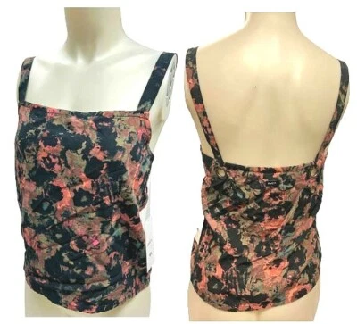 Top sin mangas RVCA Lost Time talla XS, L NUEVO CON ETIQUETAS correa con ojales estampado malva Foto 1 de 4
