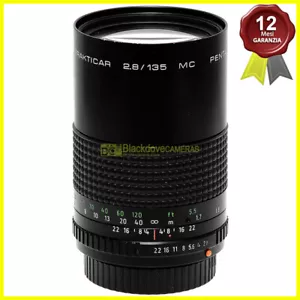 Pentacon MC Prakticar 135mm. f2.8 Lens for Praktica Film Cameras - Picture 1 of 4