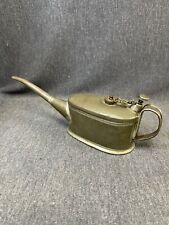 Vintage Rare Oil Can, Long Spout Oval Tin, Old 1940s Lubricant 1/2 Pint No 2