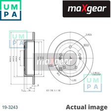 2X BRAKE DISC FOR HYUNDAI ix35/SUV TUCSON/IX35/II XG GRANDEUR/Sedan/III JM NF
