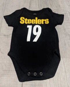 NFL Pittsburgh Steelers 0-3 Month Baby Football Jersey #19 JuJu Smith-Schuster  - Picture 1 of 5