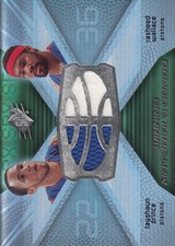2008-09 SPx Winning Materials Combos #WMCWP Tayshaun Prince/Rasheed Wallace Jsy